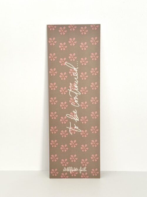 Bookmark: To be continued...